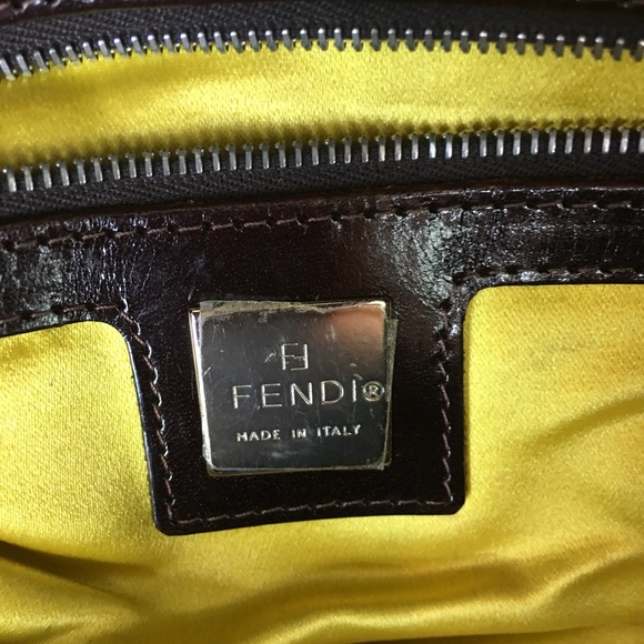 Fendi floral multi color beaded denim bag - Picture 7 of 7